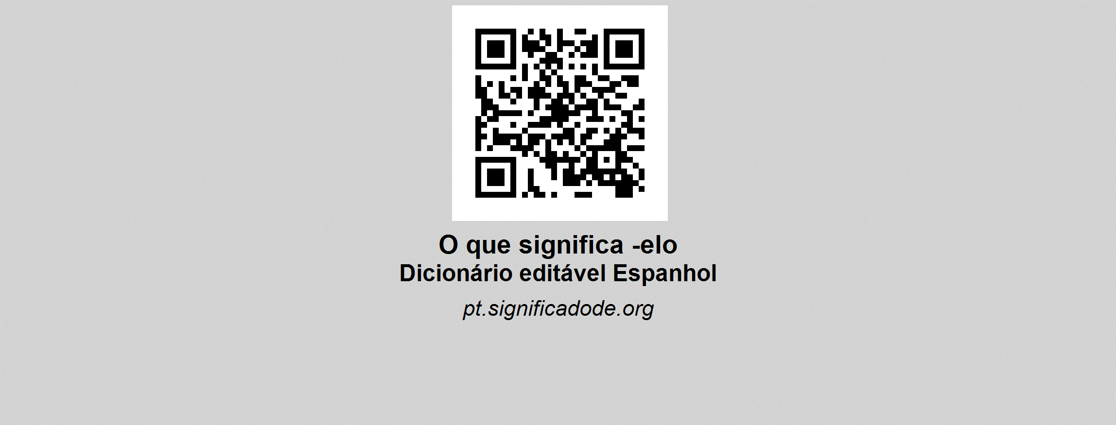 ELO - Espanhol, dicionário colaborativo