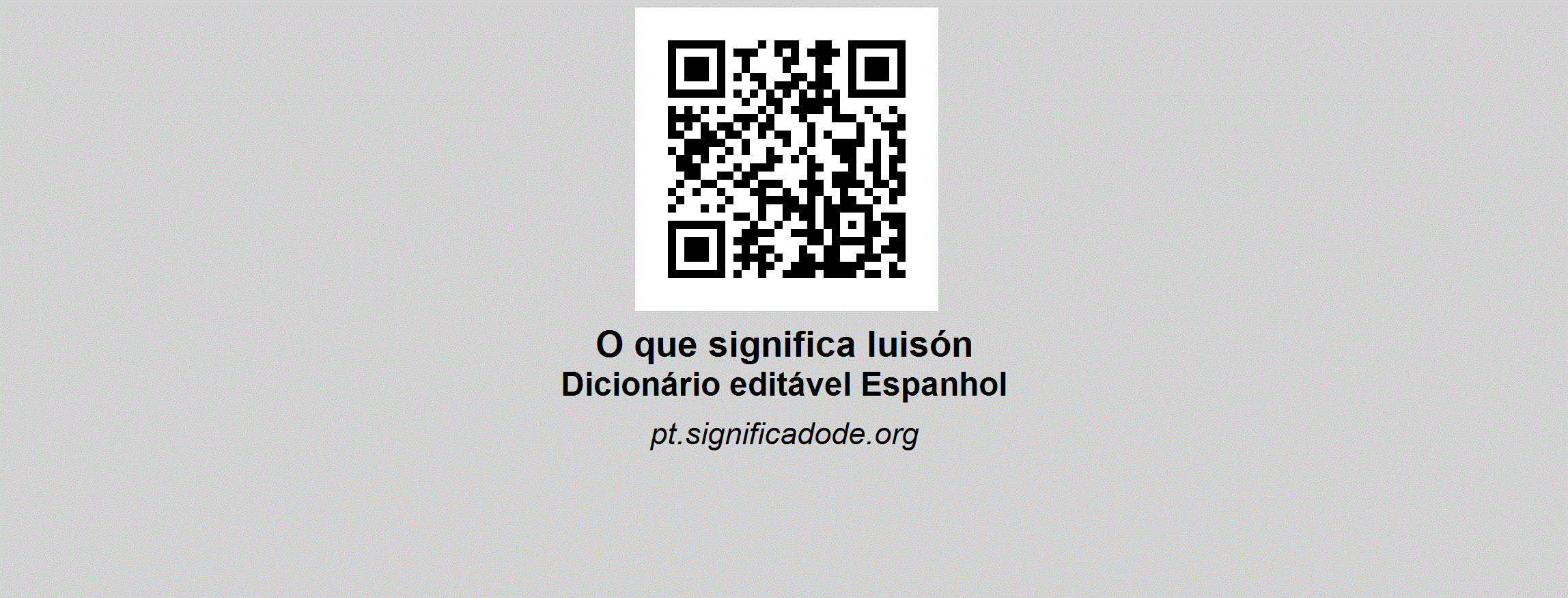 LUISÓN - Espanhol, dicionário colaborativo