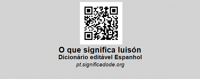 LUISÓN - Espanhol, dicionário colaborativo