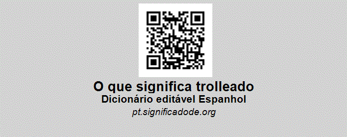 TROLL - Espanhol, dicionário colaborativo